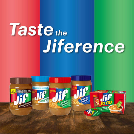 Jif Crunchy Peanut Butter, 1kg/2.2lbs., {Imported from Canada}