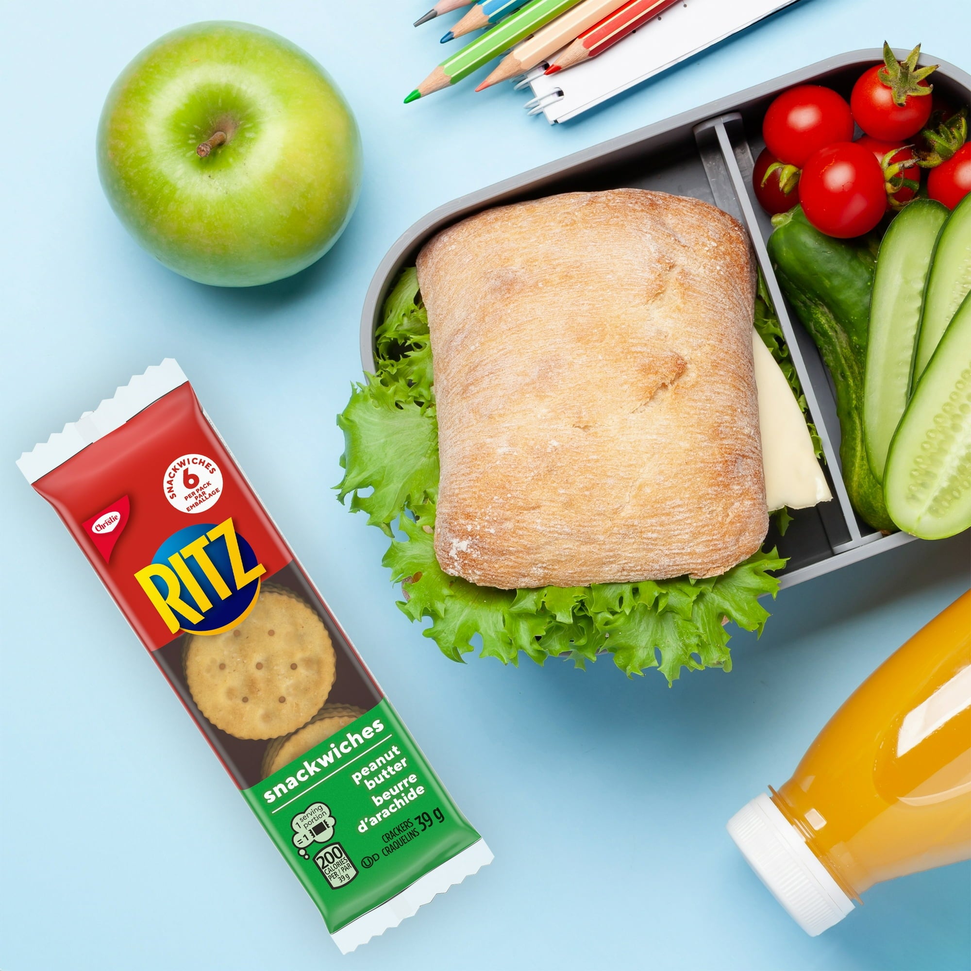 Ritz Snackwich Peanut Butter Crackers 