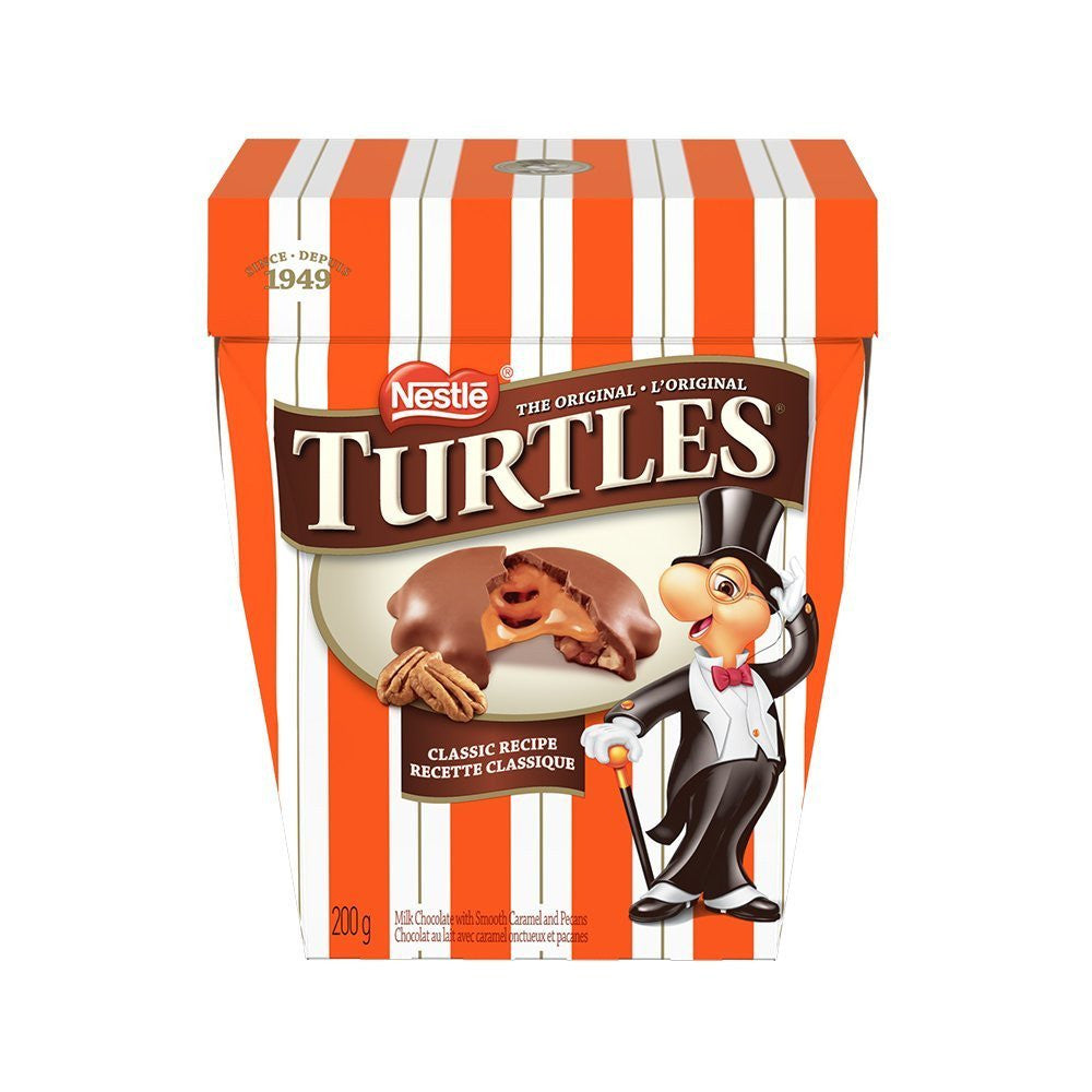 Nestle Turtles 100% Pecan 200g/7.05oz Box, (3 pack) {Imported from Canada}
