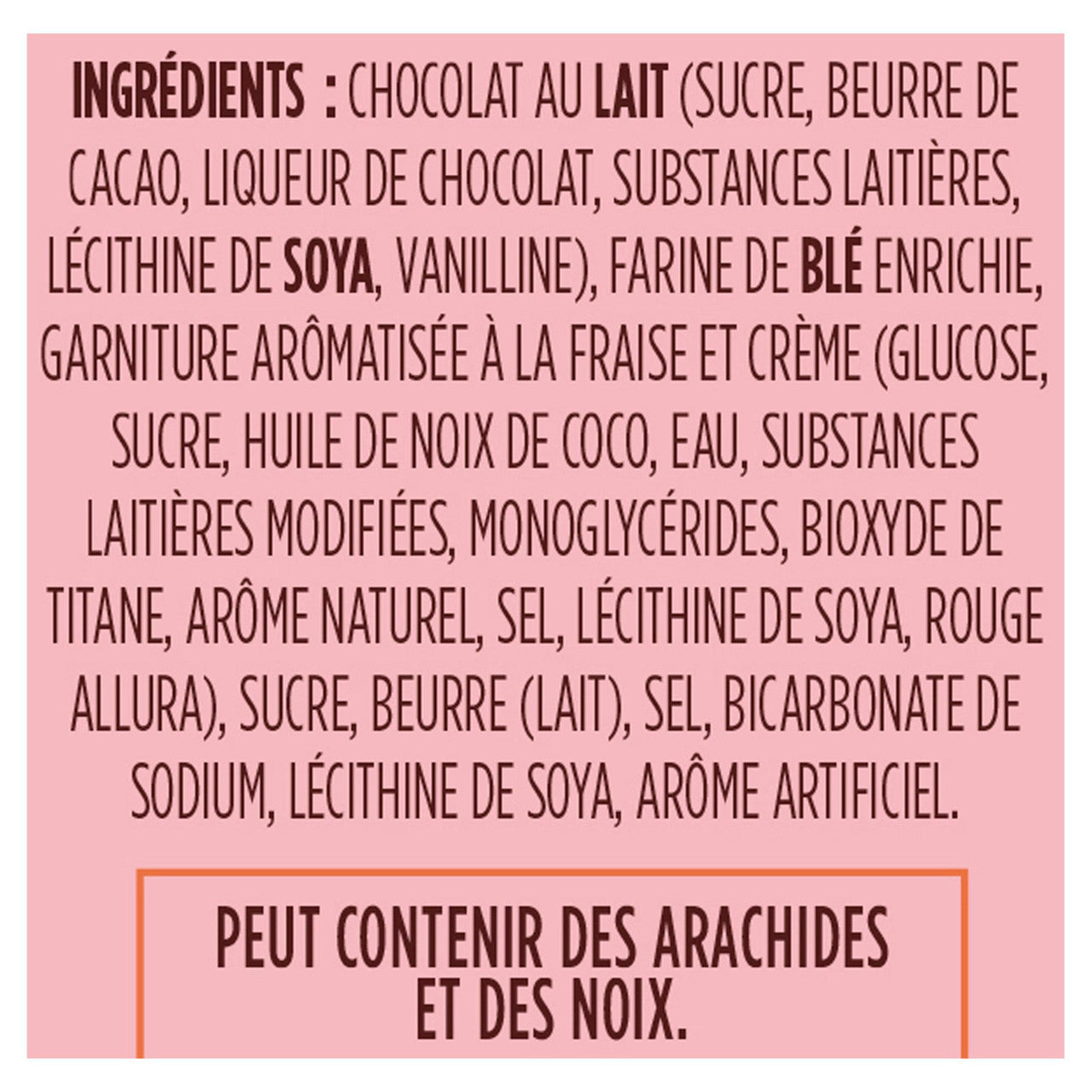 Leclerc Celebration Strawberry & Creme Truffle Cookies, 240g/8.5 oz. Box {Imported from Canada}