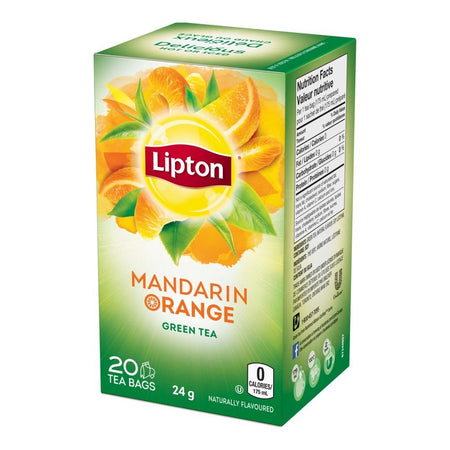 Lipton Green Mandarin Orange Tea, 20ct, (Imported from Canada)