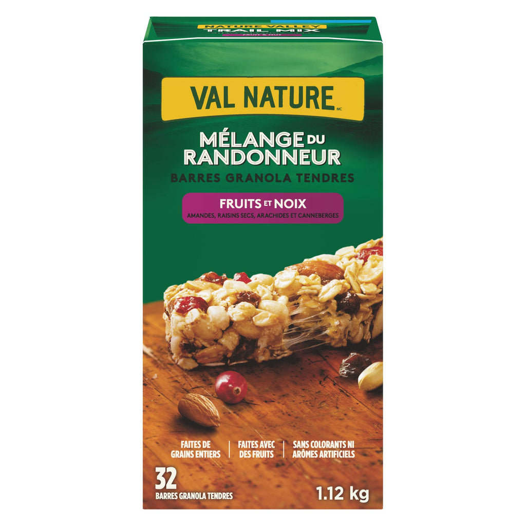 Nature Valley Fruit Nut Chewy Trail Mix, 32pk, 1.12kg/2.5lbs {Imported from Canada}