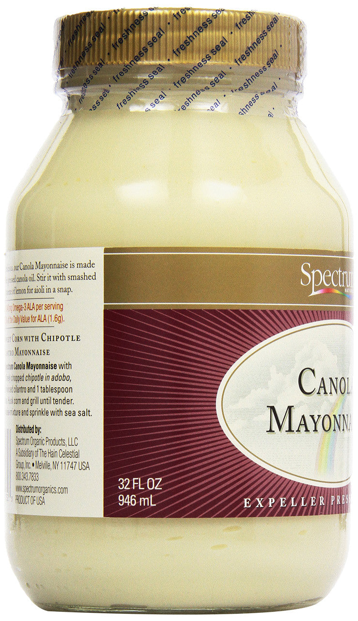 Spectrum Mayonnaise, Canola, 946ml/32oz.,  {Imported from Canada}