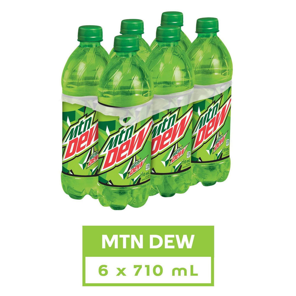 Canadian Mountain Dew, 6 Pack, 6x710ml/24 fl. oz., Bottles