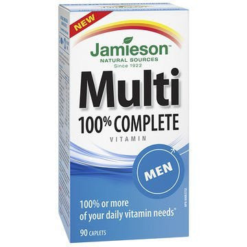 Jamieson Multi 100% Complete Vitamin - Men - 90's, {Imported from Canada}