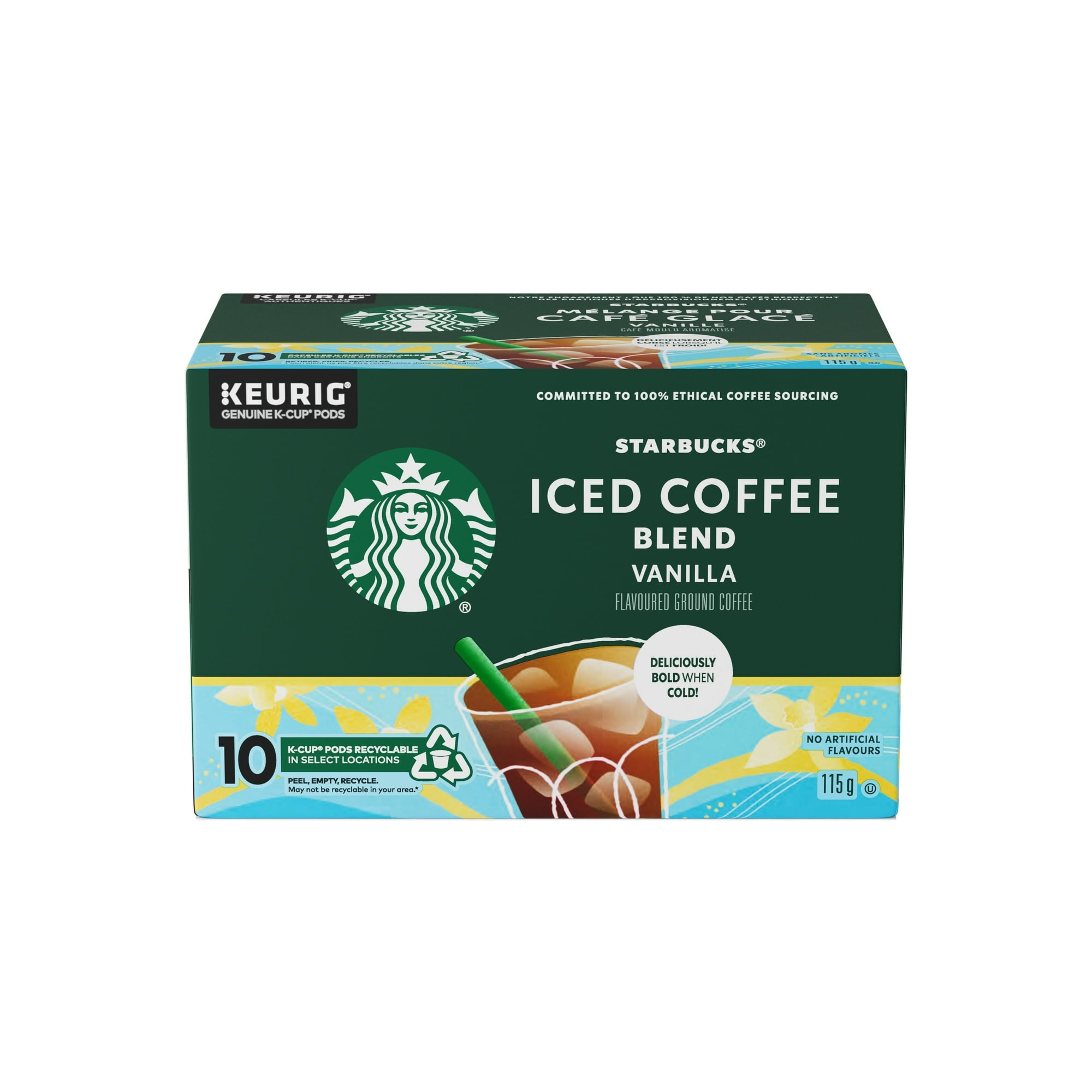 Starbucks Iced Coffee Vanilla, front of box