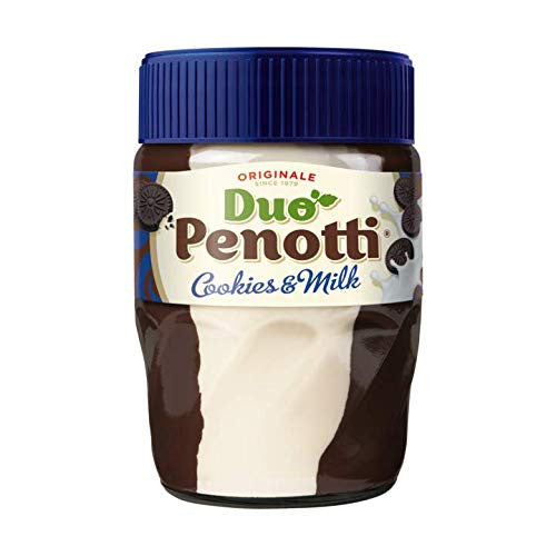 Duo Penotti Cookies & Milk 350g/12.3 oz. Chocolate Sandwich Spread {Imported from Canada}