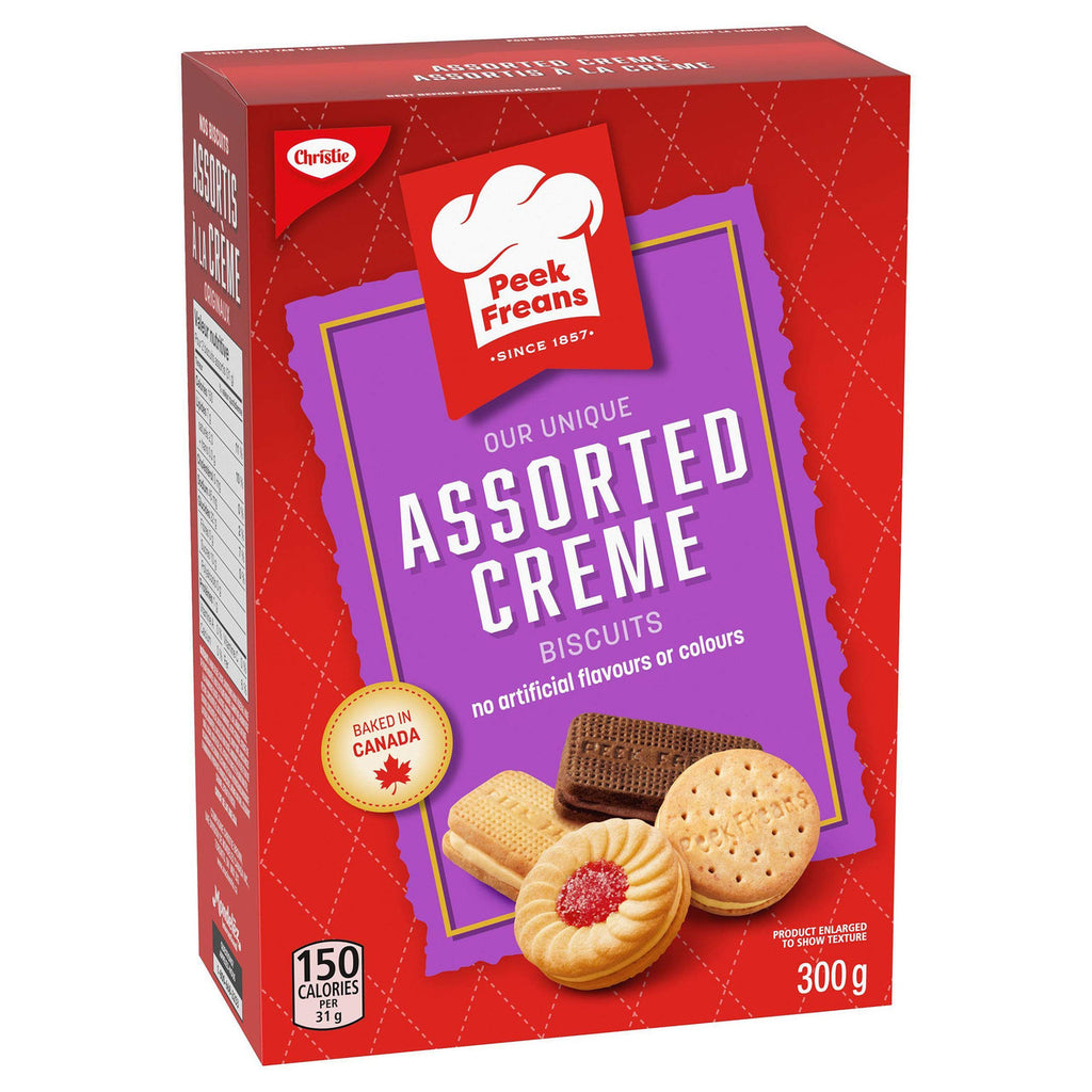 Christie Peek Frean Assorted Creme Cookies, 300g/10.6oz.(Imported from Canada)