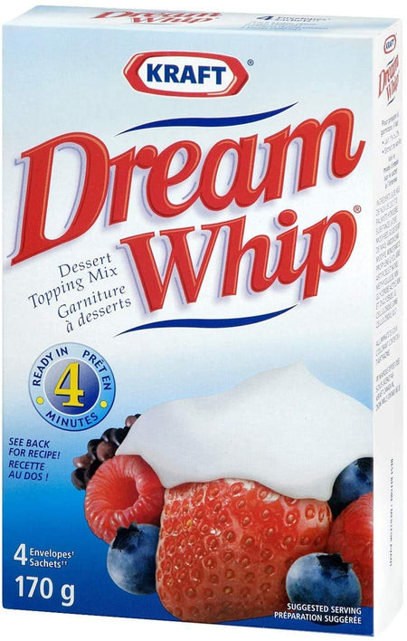 Dream Whip Dessert Topping Mix, 170g/6oz, 2-Pack {Imported from Canada}
