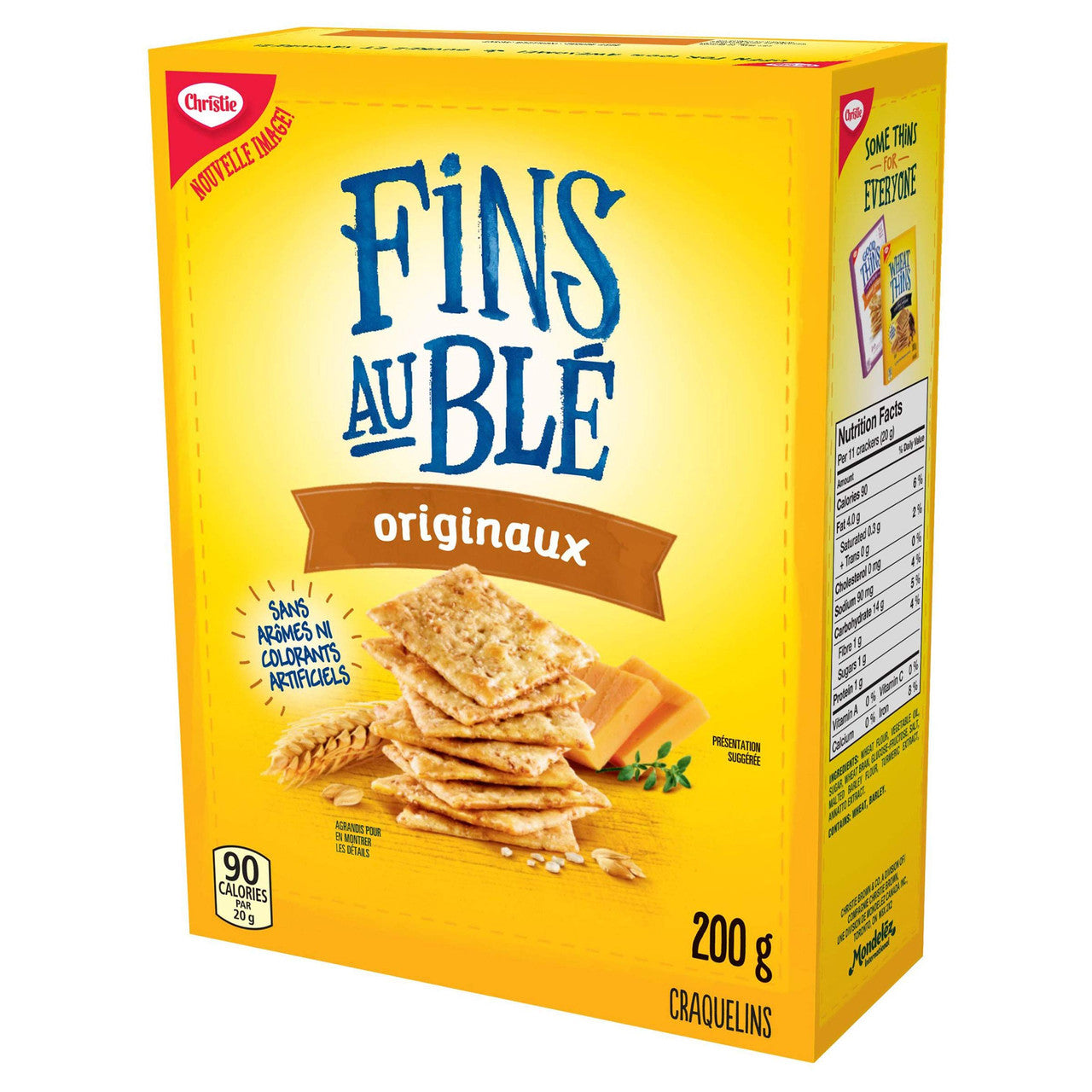 Chirstie Wheat Thins Crackers, Original, 200g/7.1oz., {Imported from Canada}