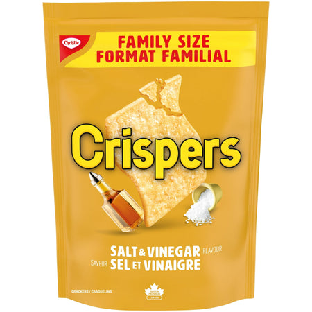 Crispers Salt & Vinegar Crackers front