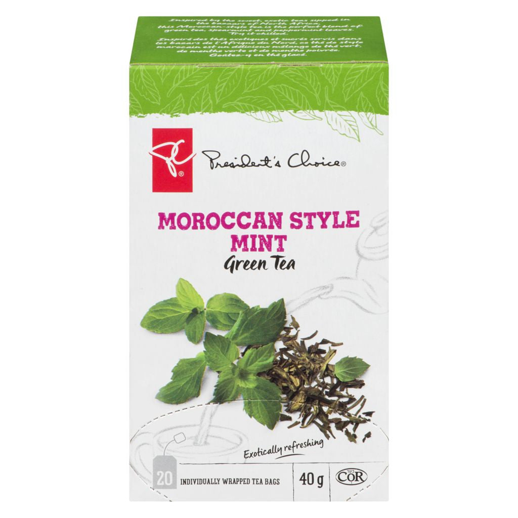 PC Moroccan Style Mint Green Tea 40g/ 1.4oz {Imported from Canada}
