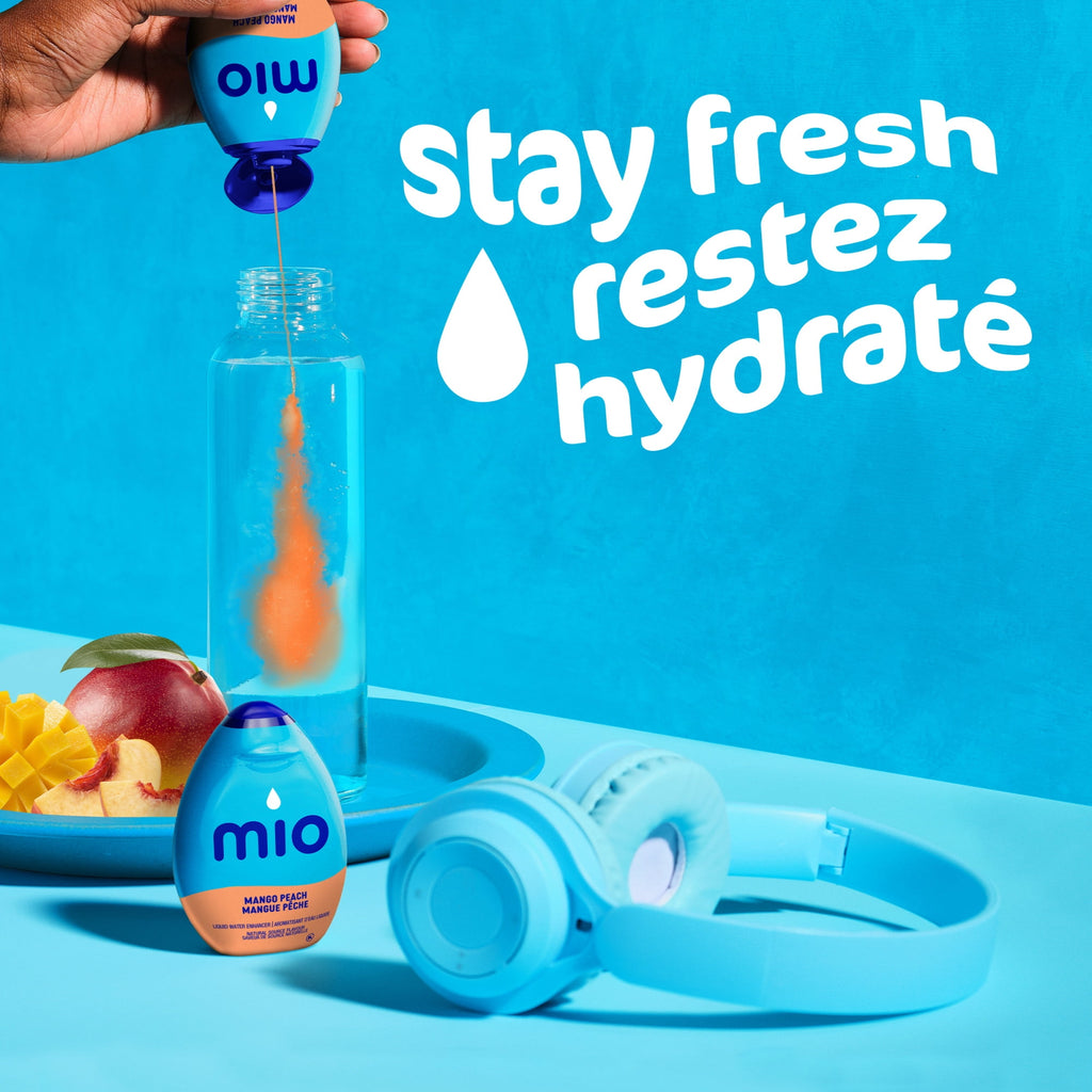MiO Mango Peach Liquid Water Enhancer, 48mL/1.62oz,(12pk) {Imported from Canada}