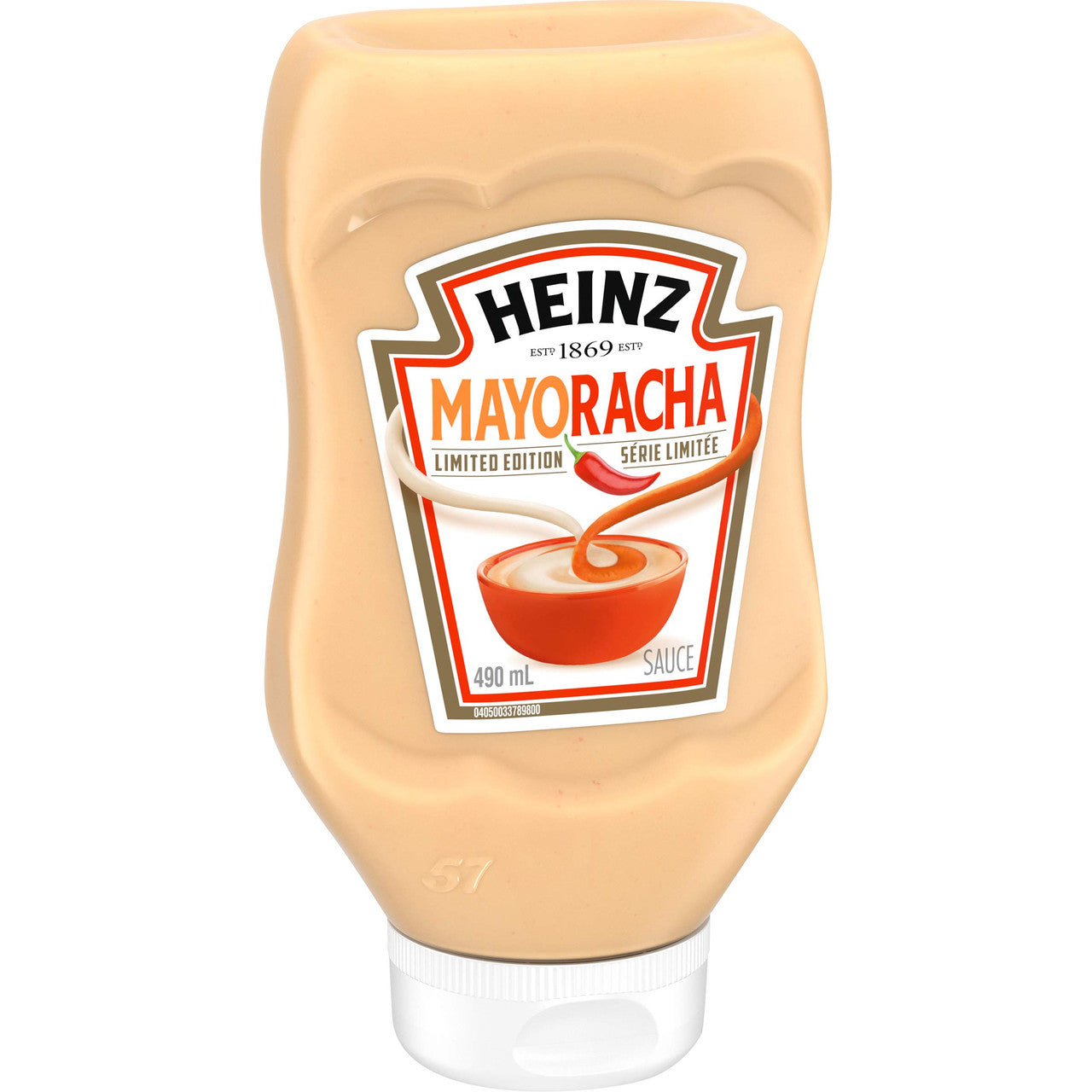 Heinz Mayoracha Sauce, Hot Sauce, 490ml/16.6 fl. oz., {Imported from Canada}