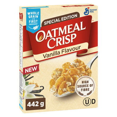Oatmeal Crisp Vanilla Cereal Special Edition, 442g/15.6 oz., {Imported from Canada}