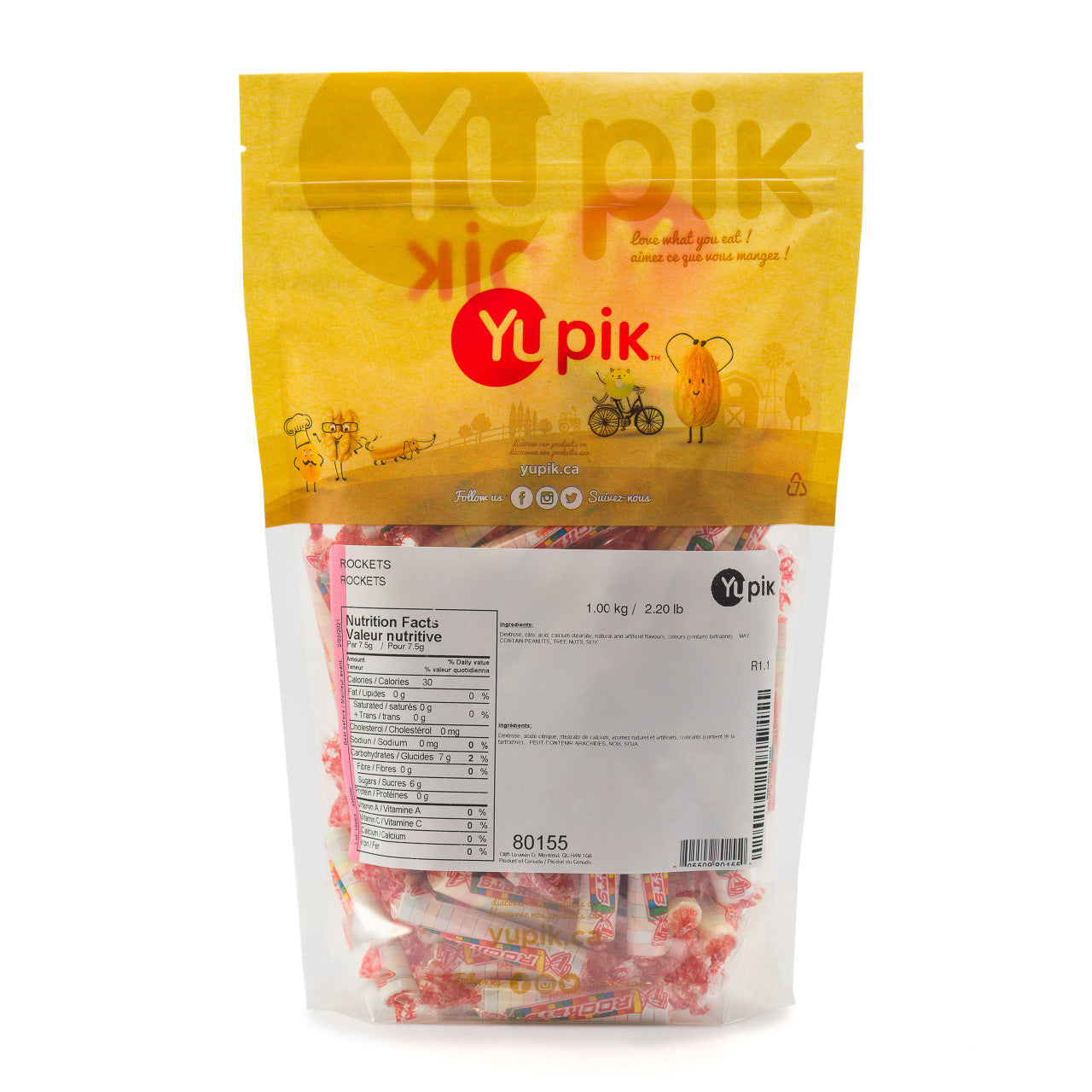 Yupik Rockets, 1Kg/35.27 Ounces {Imported from Canada}