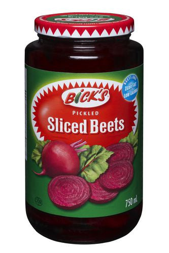 Bick's Jar of Pickled Sliced Beets, 750ml/25.4oz., {Imported from Canada}