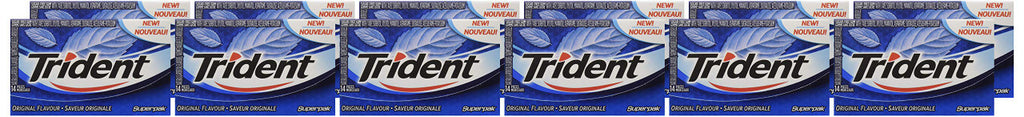 Trident Original Chewing Gum, 12 Pack (14 Pieces Each) {Imported from Canada}