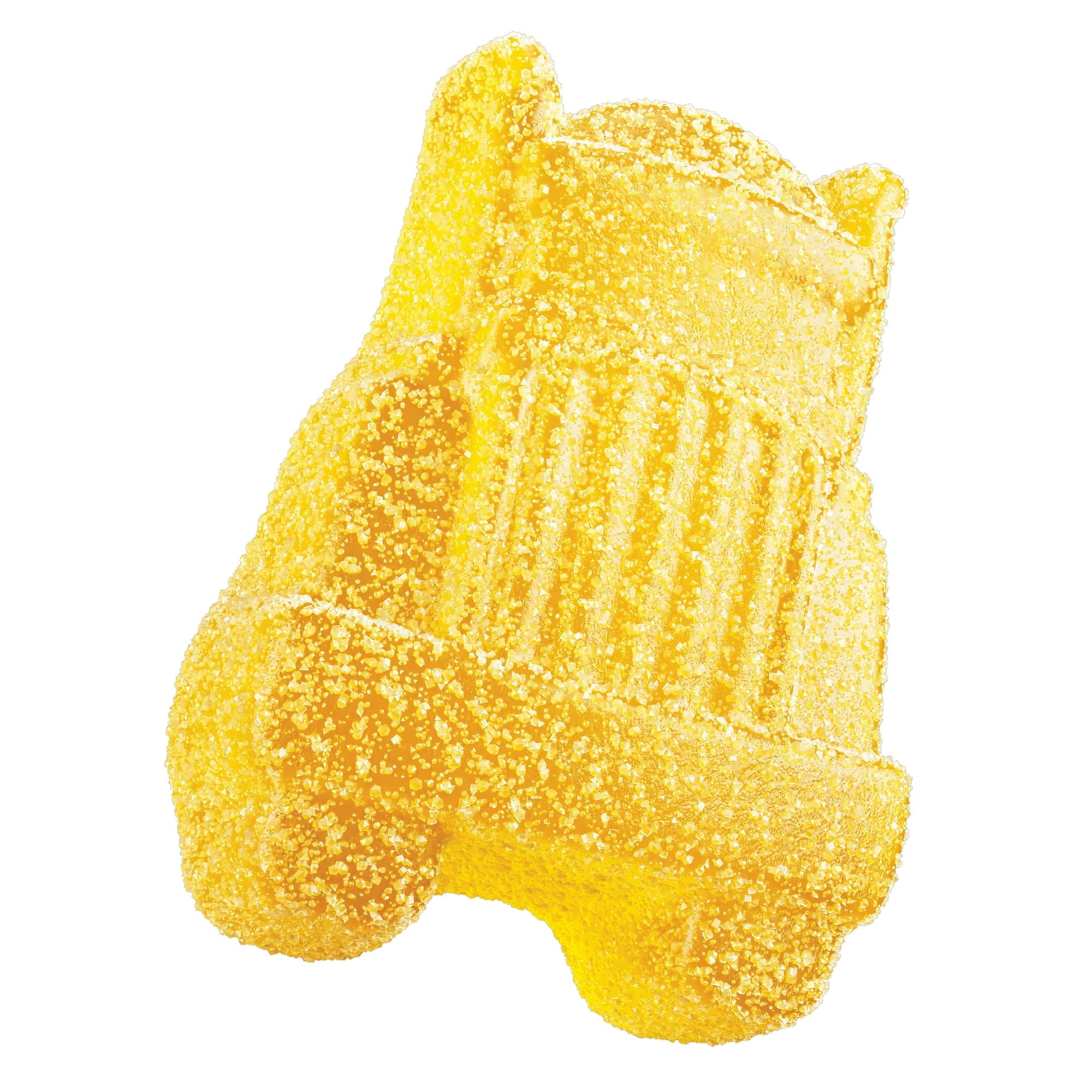 Shaq A Licious XL Sour Gummies Candy, Pineapple Flavor.