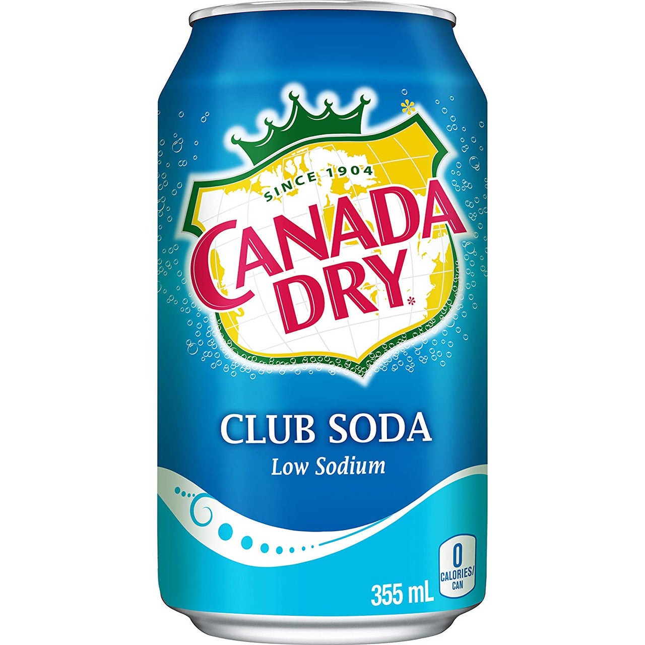 Coca-Cola, Canada Dry Club Soda, 355ml/12 oz.,, 12pk, {Imported from Canada}
