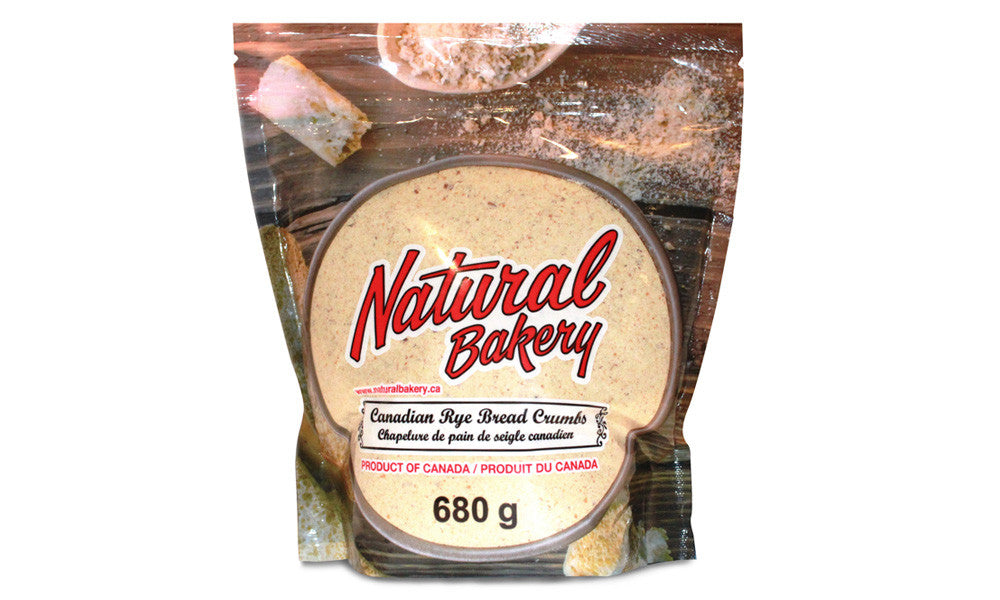Natural Bakery, Canadian Rye Bread Crumbs, 680g/24oz., {Imported from Canada}
