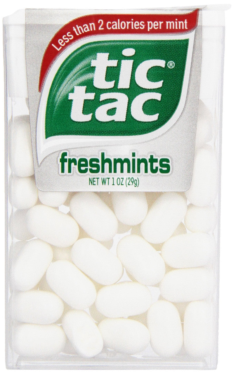 Tic Tac Mints, Freshmints Singles, 1 oz. (Pack of 12){Imported from Canada}