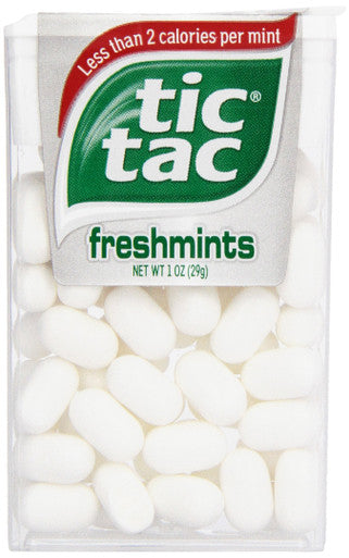 Tic Tac Mints, Freshmints Singles, 1 oz. (Pack of 12){Imported from Canada}
