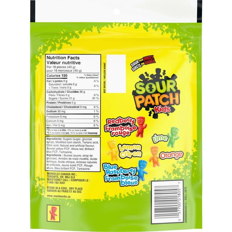 Maynards Sour Patch Kids Gummy Candy, 315g/11 oz., {Imported from Canada}
