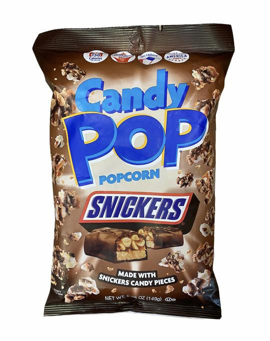 Candy Pop Popcorn, Snickers Flavoured, 149g/5.25 oz., {Imported from ...