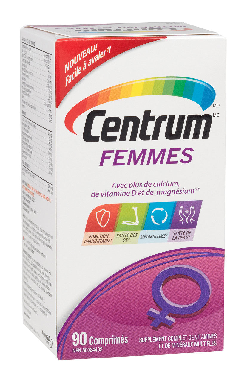 Centrum Women,  Multivitamin & Mineral Supplement, 90 Tablets{Canadian}