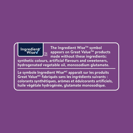 Ingredient Wise label on a purple background