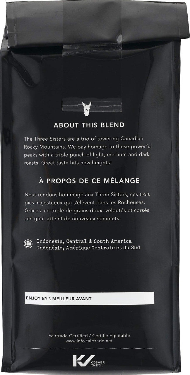 Kicking Horse Coffee, Three Sisters, Medium Roast, Ground, 284g/10 oz, {Imported from Canada}
