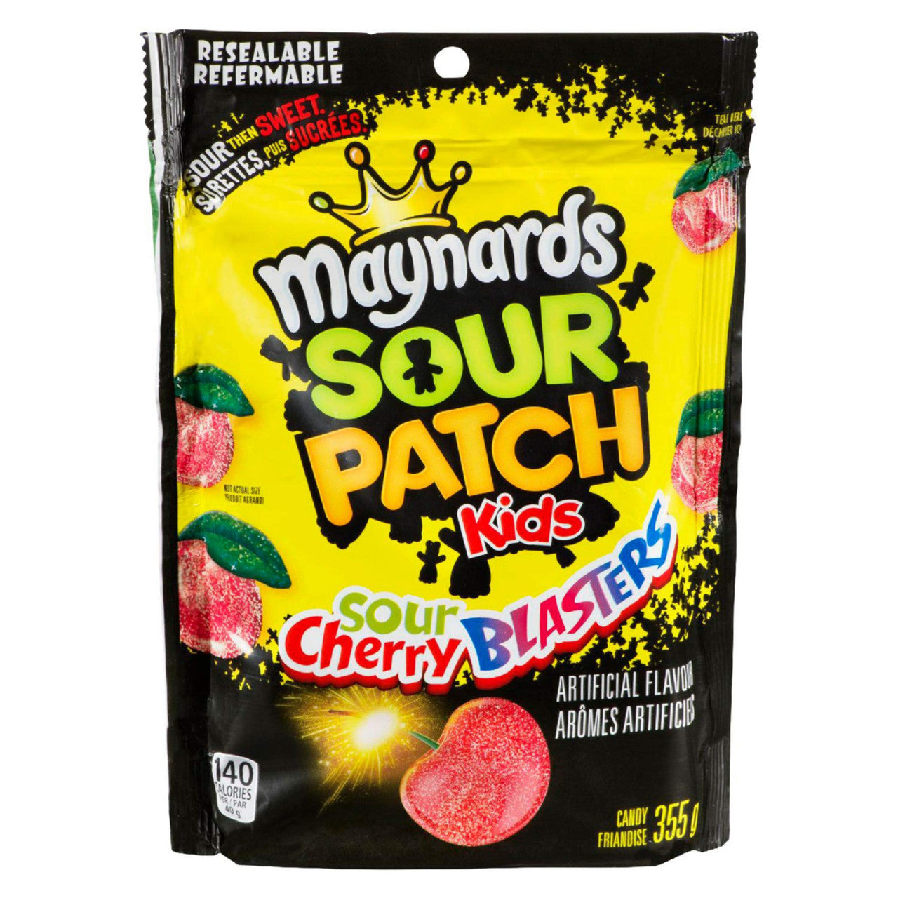 Maynards Sour Cherry Blasters Candy, 355g/12.52oz {Imported from Canada}