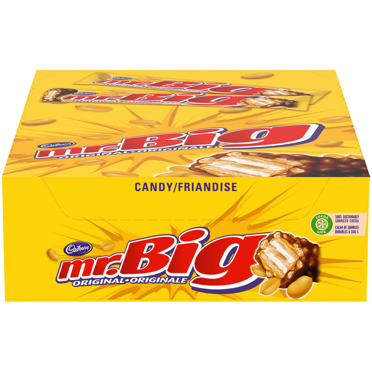 Cadbury Mr. Big Chocolate Bars, 24ct, 60g/2.1 oz. each{Imported from Canada}