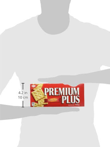 Christie Premium Plus Salted Crackers, 450g/15.9oz,(Imported from Canada)