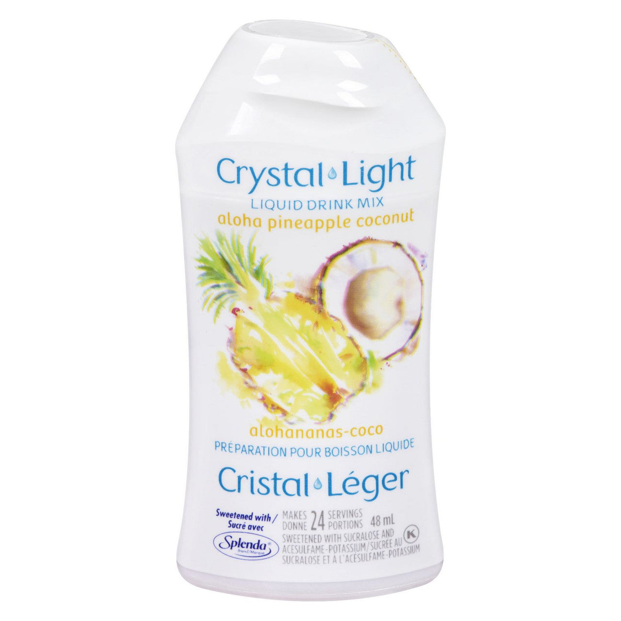 Crystal Light Aloha Pineapple Coconut Liquid Drink Mix, 48mL, {Imported from Canada}