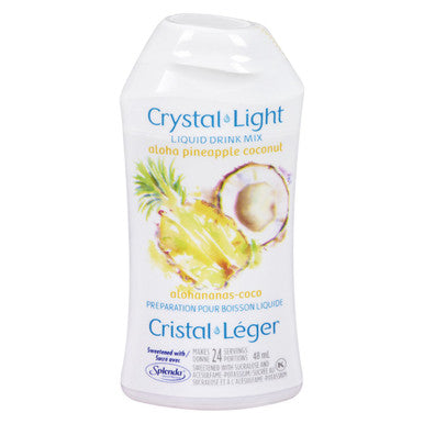 Crystal Light Aloha Pineapple Coconut Liquid Drink Mix, 48mL, {Imported from Canada}