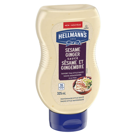 Hellmann's Sesame Ginger Mayo Style Sauce, 325ml/11 oz., {Imported from Canada}