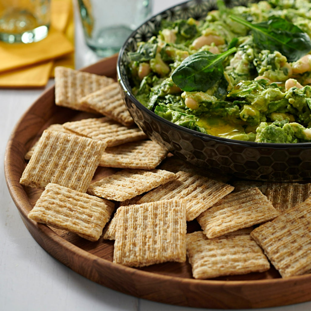 Triscuit Low Sodium Crackers with dip