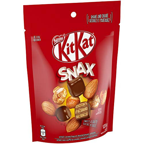 Nestle Kit Kit Snax, Bite Sized Chocolate Wafer Snack Mix, 120g, {Imported from Canada}