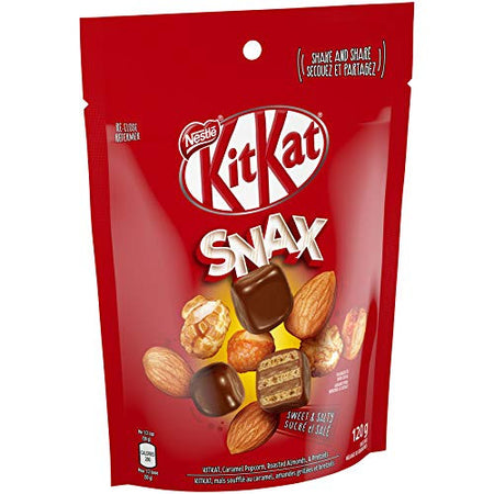 Nestle Kit Kit Snax, Bite Sized Chocolate Wafer Snack Mix, 120g, {Imported from Canada}