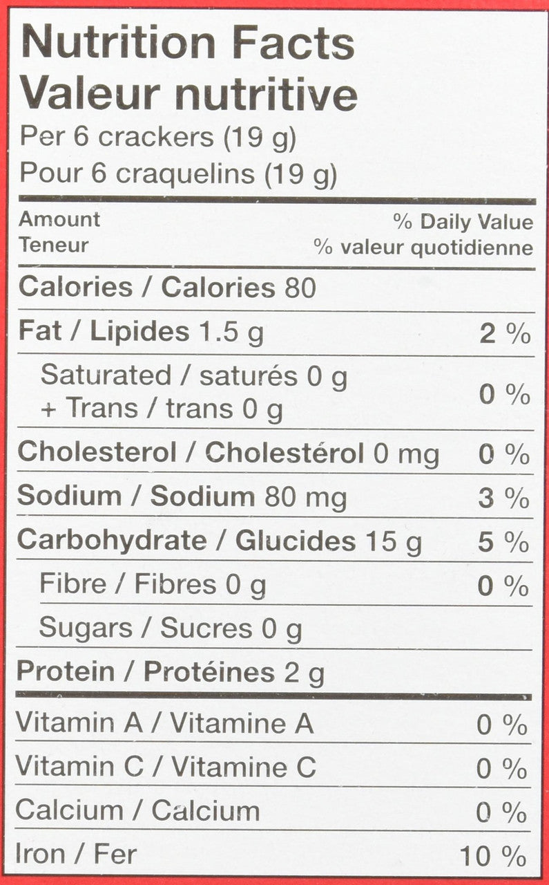 Christie Premium Plus Unsalted Crackers, 450g/15.9oz, (Imported from Canada)