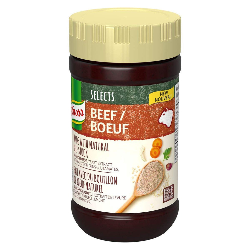 Knorr Selects Beef Bouillon Powder, 200g/7.1oz., {Imported from Canada}