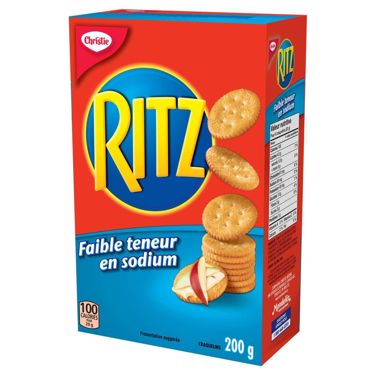 Ritz Low Sodium Crackers, 200g/7oz. (Imported from Canada)