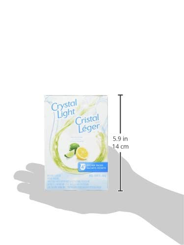 Crystal Light Pitcher Packs, Lemon Lime, 112 Packets (28 Boxes of 4 Packets) {Imported from Canada}