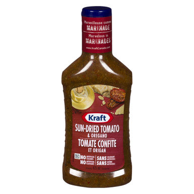Kraft Sun Dried Tomato and Oregano Salad Dressing, 475ml/16 fl. oz., {Imported from Canada}