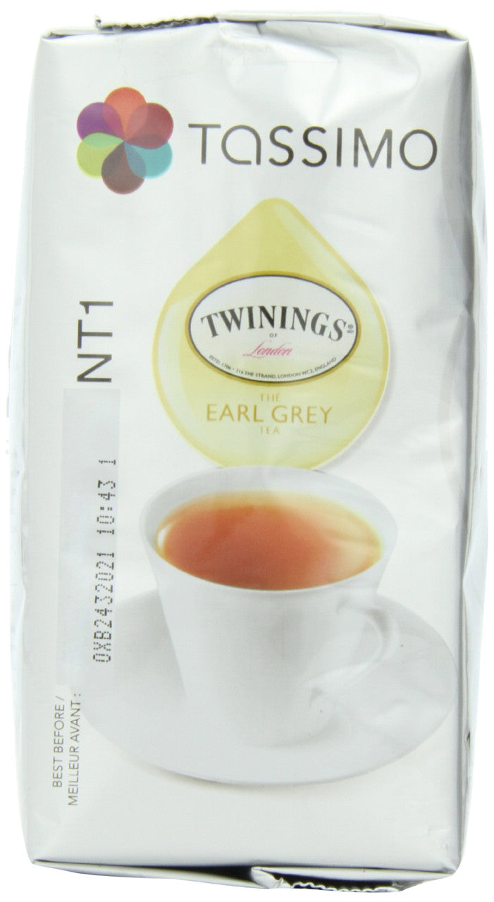 Twinings Earl Grey Tea, T-Discs for Tassimo Brewing Machines, 16 Count (Pack of 5) {Imported from Canada}