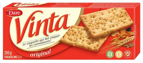 Dare Vinta Original Crackers, 250g/8.8oz., {Imported from Canada}
