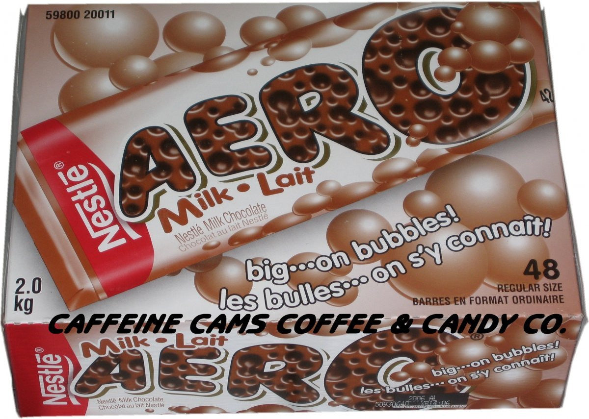 Nestle Aero Candy Bars, Milk Chocolate,42g/1.5oz - 48pk{Imported from Canada}
