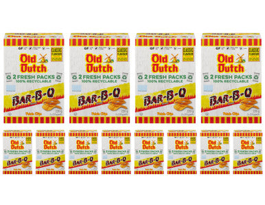 Old Dutch BBQ Barbeque Potato Chips, 220g/7.8 oz., Box (12pk) {Imported from Canada}